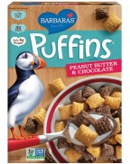 Barbara's Bakery Puffins, Peanut Butter & Chocolate (12x10.5 Oz)