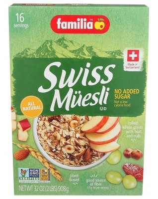 Familia Muesli Swiss Sugar Free (6x32 Oz)