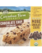 Cascadian Farms Chocolate Chip Granola Bar (12x7.4 Oz)