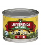 La Preferida Diced Green Mild Chiles (12x4 OZ)