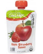 Santa Cruz Organic Apple Strawberry Sauce (6X4 Ct)