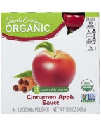 Santa Cruz Organic Apple Sauce Cinnamon (6X4 Ct)