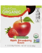 Santa Cruz Organic Apple Strawberry Sauce (6X4 Ct)