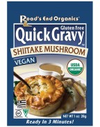 Road's End Organics Gluten Free Shiitake Mushroom Gravy Mix, 1 Ounce Pouch (Pack of 12)