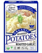 Edward & Sons Organic Mashed Potatoes Roasted Garlic, 3.5 Ounce Boxes (Pack of 6)