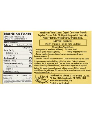 Edward & Sons No Chicken Boulln Lowsod (12x2.5OZ )